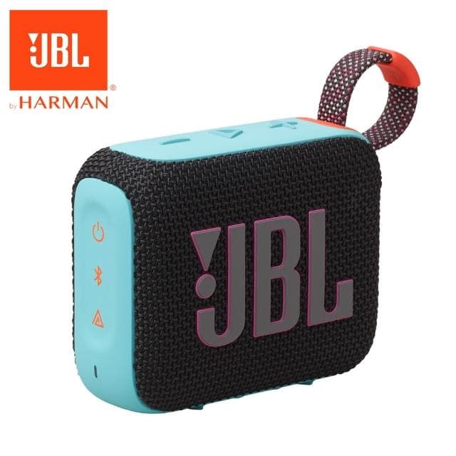 【JBL】GO 4 可攜式防水藍牙喇叭｜黑橘色