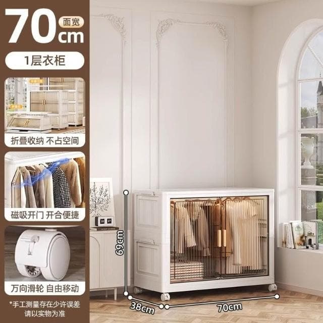 免安裝兒童衣櫃寶寶嬰兒衣服掛衣式收納櫃家用臥室簡易衣櫃儲物櫃