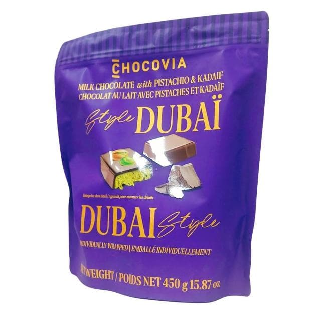 【CHOCOVIA】杜拜風格巧克力 450公克 (杜拜巧克力 開心果 開心果醬 KADAIF)