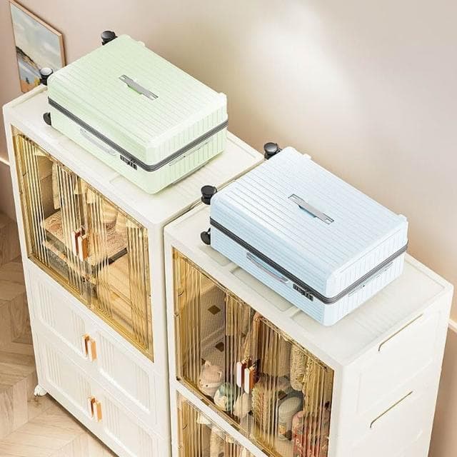 儒雅家具 免稅免運 免安裝寶寶衣櫃加厚嬰兒收納櫃家用零食整理箱衣服儲物兒童小衣櫥