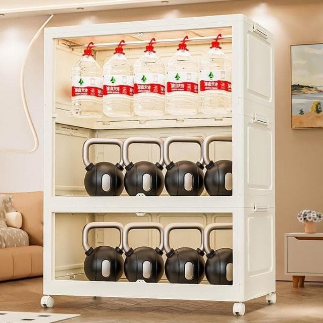 儒雅家具 免稅免運 免安裝寶寶衣櫃加厚嬰兒收納櫃家用零食整理箱衣服儲物兒童小衣櫥