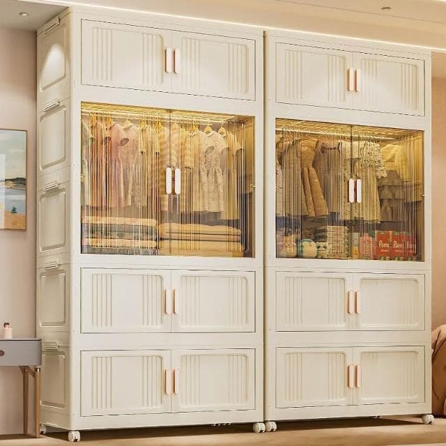 儒雅家具 免稅免運 免安裝寶寶衣櫃加厚嬰兒收納櫃家用零食整理箱衣服儲物兒童小衣櫥