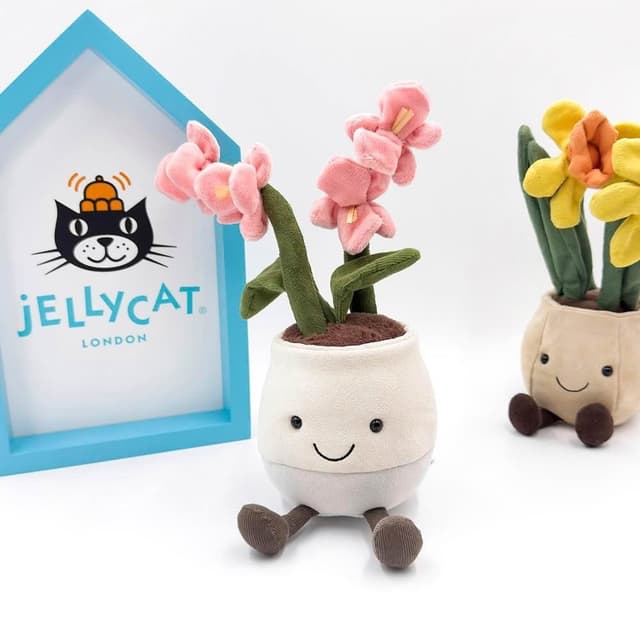 【JELLYCAT】植物系列  盆栽玩偶  (不附防塵袋，可自行加購) 聖誕樹/天堂鳥/花束/鬱金香/聖誕紅/仙人掌/食人花 合法報關商檢