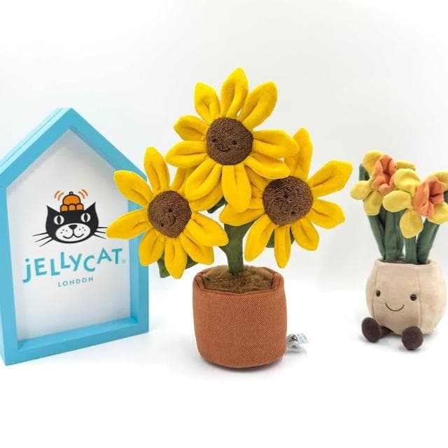 【JELLYCAT】植物系列  盆栽玩偶  (不附防塵袋，可自行加購) 聖誕樹/天堂鳥/花束/鬱金香/聖誕紅/仙人掌/食人花 合法報關商檢