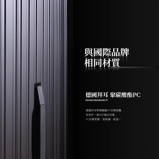 【Mr.Box】32吋大容量PC耐撞運動行李箱/胖胖箱拉鍊款/TSA海關鎖-兩色可選-雙11限定