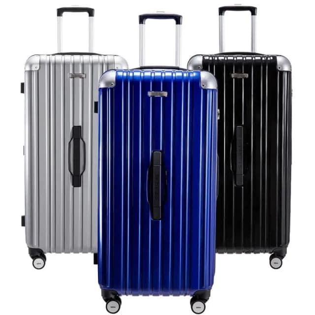 【Mr.Box】32吋大容量PC耐撞運動行李箱/胖胖箱拉鍊款/TSA海關鎖-兩色可選-雙11限定