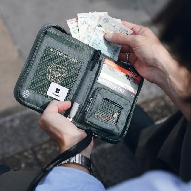 【Branden】防盜機能護照錢包