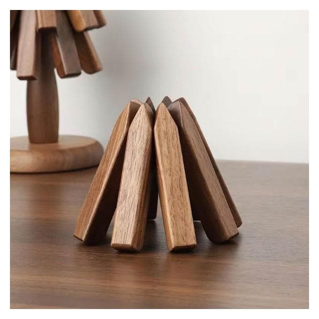 黑胡桃 實木隔熱墊 餐桌擺件 一棵樹 防燙 隔熱墊 杯墊 鍋墊 創意 小樹隔熱墊 喬遷禮物 生日禮物 禮物