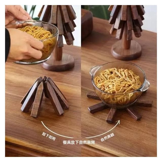 黑胡桃 實木隔熱墊 餐桌擺件 一棵樹 防燙 隔熱墊 杯墊 鍋墊 創意 小樹隔熱墊 喬遷禮物 生日禮物 禮物