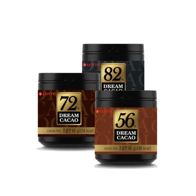 【CHARLOTTE BIO】韓國 樂天 LOTTE 罐裝 骰子巧克力 方塊巧克力 韓國巧克力 骰子巧 82% 72% 56% 悠