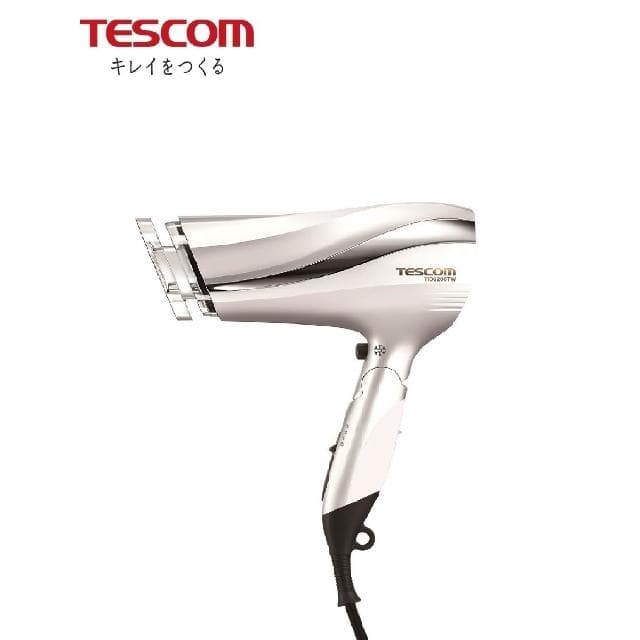 【TESCOM】【TESCOM】TID2200TW 防靜電大風量吹風機 負離子 速乾 大風量 折疊式_珍珠白