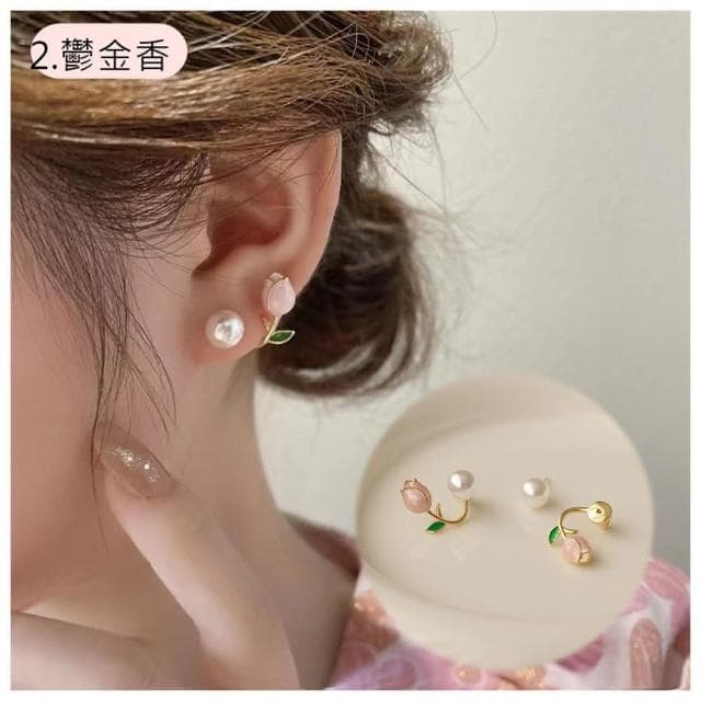 【HaNA 梨花】無耳洞時髦輕奢特集．熱賣蚊香盤無痛耳夾系列