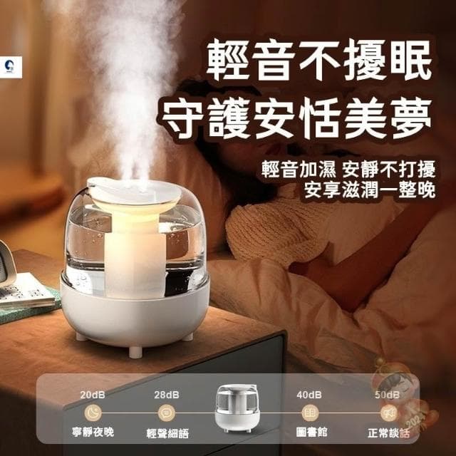 🚀澎湃大霧量 雙噴水氧機 大容量水氧機 芳香噴霧機 家用薰香機 夜燈加濕器 抗菌99.99% 香氛噴霧 擴香機