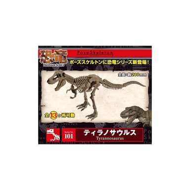 大旺小舖:日本正版Re-Ment食玩骨頭人骨頭恐龍暴龍No.101科學教具搭配黏土人生日結婚母親節情人節聖誕交換禮物