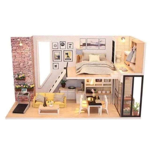 大旺小舖:台北現貨DIY小屋 給你幸福 袖珍屋娃娃屋材料包 生日結婚母親節情人節聖誕交換禮物 實體店面