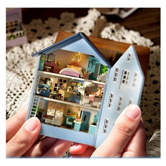 大旺小舖:DIY小屋墨攬莊園 袖珍屋娃娃屋材料包 生日結婚母親節情人節聖誕交換禮物 實體店面