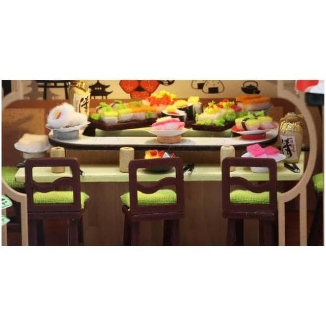 大旺小舖:DIY小屋 吉本壽司店 袖珍屋娃娃屋材料包 現貨在台北當天寄 賣場上百款小屋 生日結婚母親節情人節聖誕交換禮物