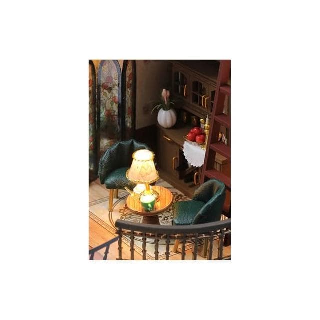 大旺小舖:DIY小屋築夢高閣 袖珍屋娃娃屋材料包  生日結婚母親節情人節聖誕交換禮物 實體店面