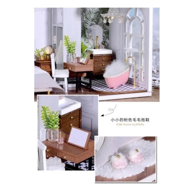 大旺小舖: 現貨diy袖珍娃娃屋材料包慵懶日常 比例1/32 小型 生日結婚母親節情人節聖誕交換禮物 實體店面