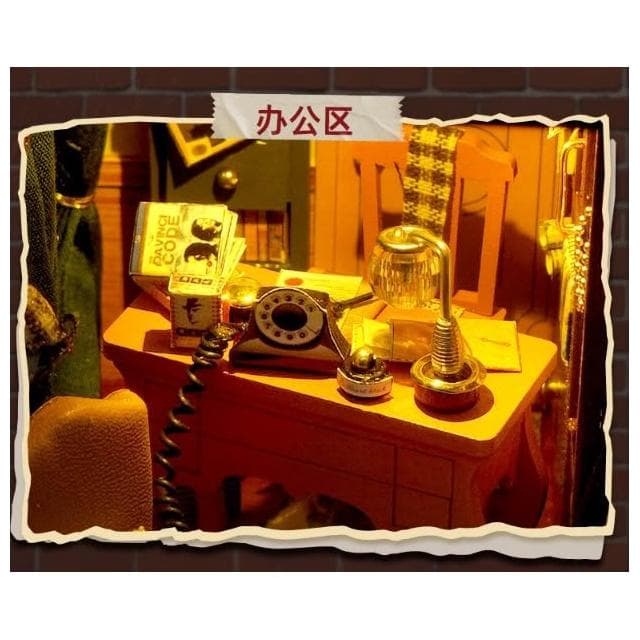大旺小舖:書立DIY小屋大偵探日記 袖珍屋娃娃屋材料包 生日結婚母親節情人節聖誕交換禮物 實體店面