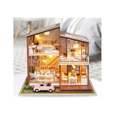 大旺小舖:台北現貨DIY小屋 慢時光 袖珍屋娃娃屋材料包 生日結婚母親節情人節聖誕交換禮物 實體店面