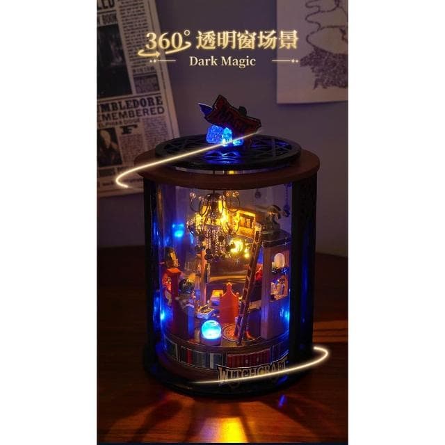 大旺小舖:台北現貨DIY小屋魔法小夜燈 暗夜魔法精靈 袖珍屋娃娃屋材料包 生日結婚母親節情人節聖誕交換禮物 實體店面