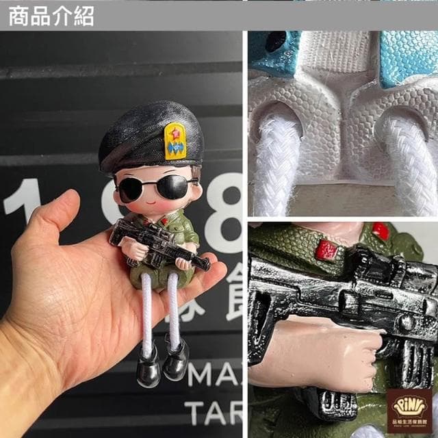 【PiNYU 品柚生活傢飾館】2件組 情侶吊腳娃娃(可愛風樹栺吊腳兩個可愛吊腳娃娃擺件擺飾 交換禮物)
