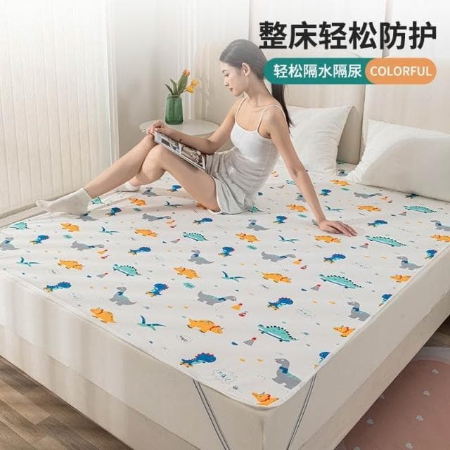 防水隔尿保潔墊 防水保潔墊 尿布墊 產褥墊 隔尿墊 A類母嬰級防水床單嬰兒隔尿兒童防滑床笠鋪墊防漏可機洗