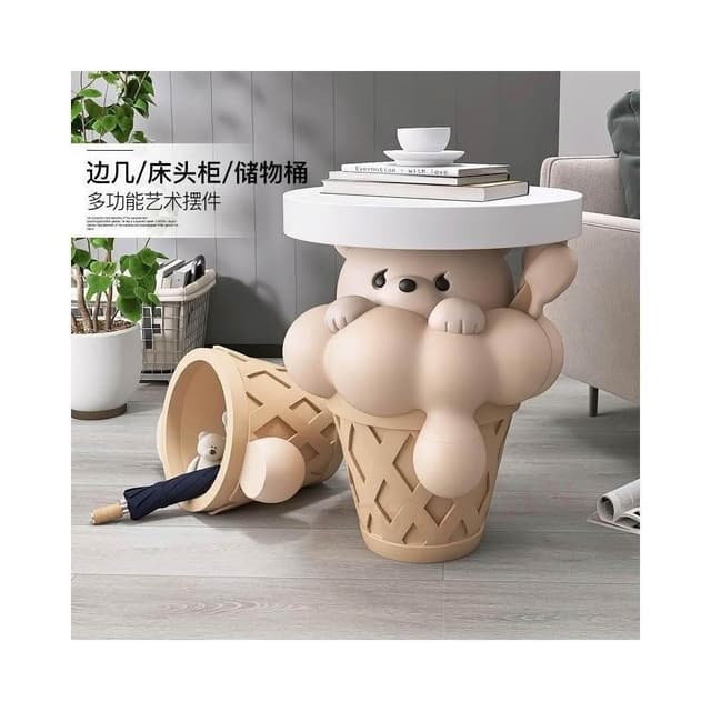 可愛熊落 地擺件 家居飾品 客廳茶幾 沙發邊幾 臥室床頭櫃收納 喬遷禮物 存錢筒 擺件 裝飾 存錢罐