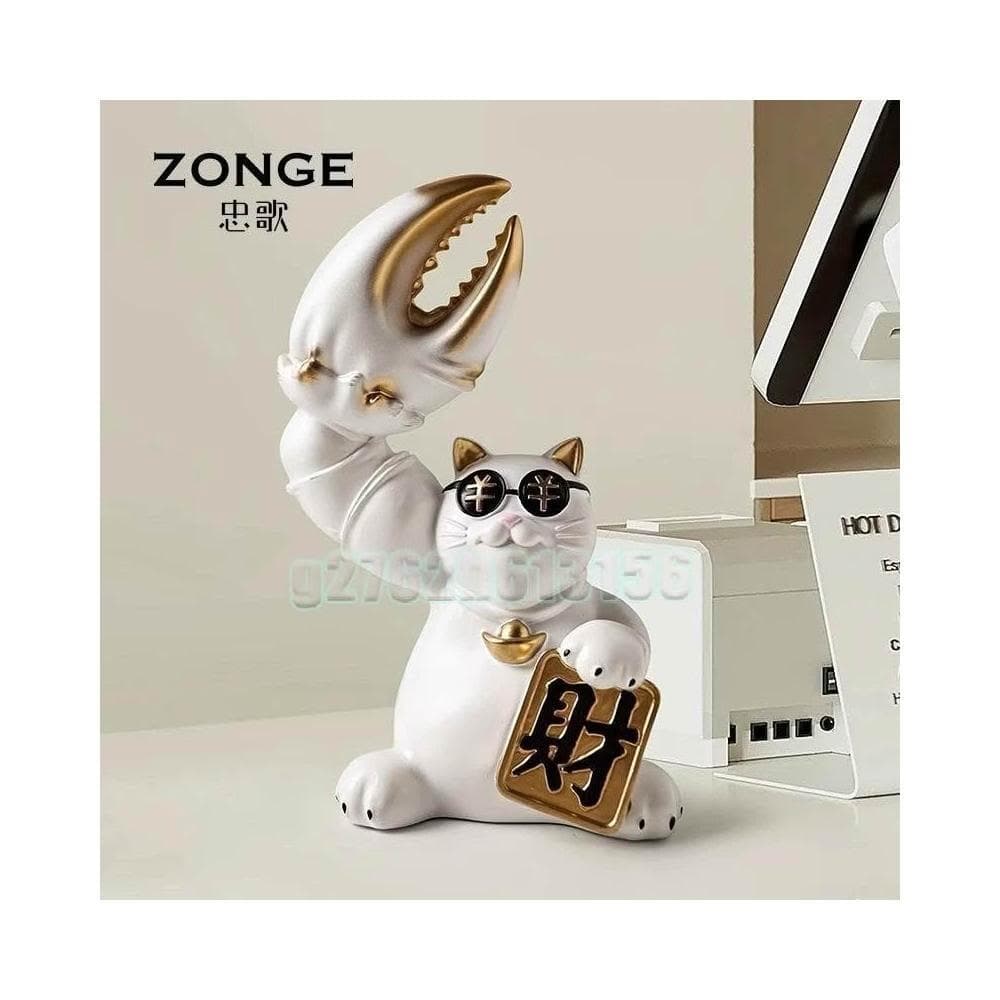 招財貓桌面擺件 店鋪吉祥物 喬遷送禮 客廳卡通裝飾 店鋪吧台吉祥物 創意擺件 落地擺件 交換禮物 玄關裝飾