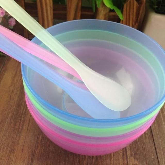 我連攪拌碗工具組都生出來了還缺什麼都來~工具組 面膜碗組 石膏攪拌碗組 史萊姆 不透明 美容材料 矽藻土 杯墊 擴香石