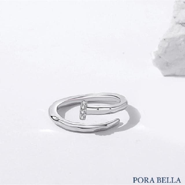 【Porabella】新款925純銀情侶對戒 永恆告白愛情 情人禮物可調開口式對戒 RINGS 一對販售