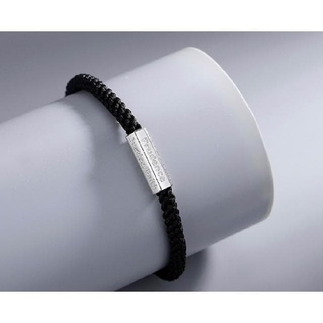 【Porabella】S925純銀手鍊 男原創設計手繩 七美德復古簡約風 送男友 生日禮物 Bracelets