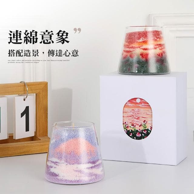 【上手家居】沙畫蠟燭沙蠟/香氛蠟燭/砂蠟/diy蠟燭/送禮/交換禮物