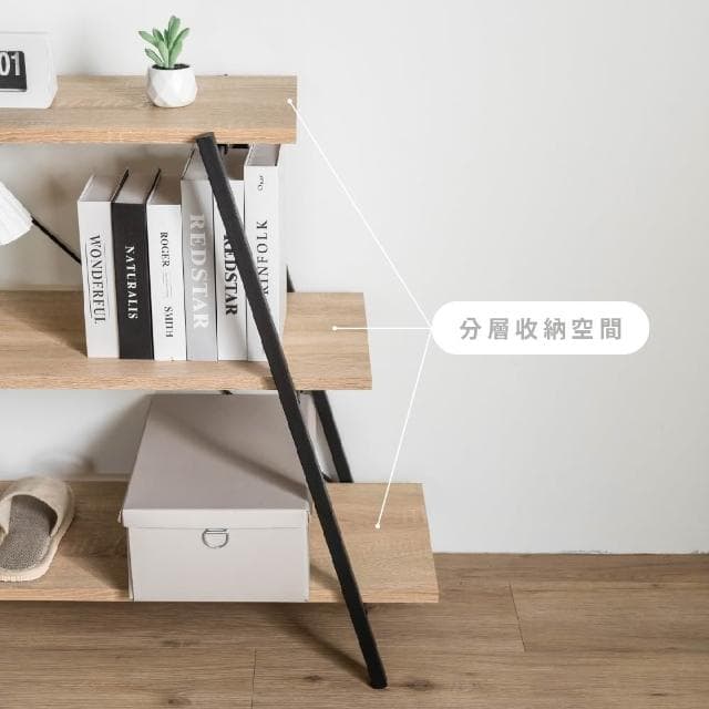 【Steel Tycoon 鋼鐵力士】木質展示架 2色 八字桌.復古.電器架.北歐風.植物架.鞋架.置物架.盆栽架.花架.多肉植物