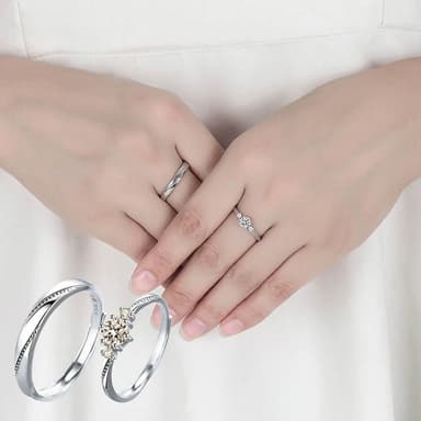 【LEESA】求婚戒指\戒指\純銀戒指\對戒\指環\情侶戒指\情侶對戒\結婚戒指\鋯石戒指\情侶禮物\生日禮物