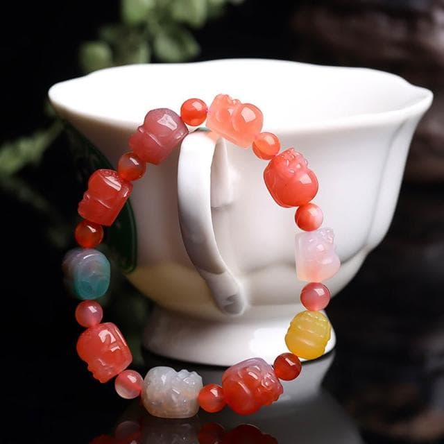 【LEESA】水晶手鍊\鹽源瑪瑙\貔貅手鍊\單圈手串\糖果手鍊\原石手串\多寶色手鍊\女生手鍊\手鍊\手串\手環\女生生日禮物
