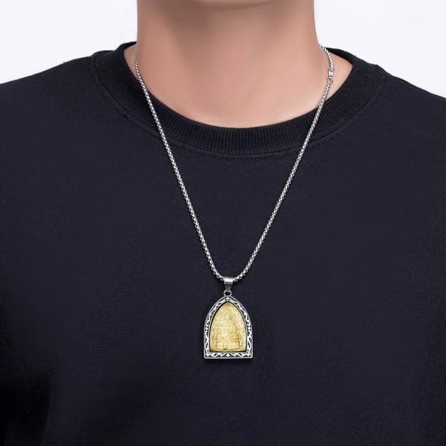 【LEESA】佛牌鍊\鈦鋼項鍊\守護神\護身符\招財納福\保平安\佛像\黃財神\度母\佛祖\觀音\象神\關公\吊墜\項鍊\禮物