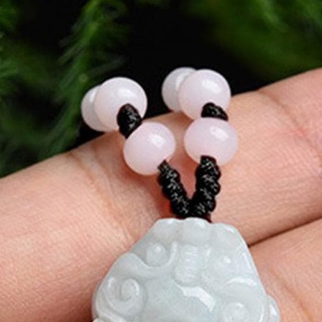 【LEESA】玉石項鍊\翡翠\飾品\護身符\如意\貔貅\招財項鍊\保平安\男女同款\送媽媽\項鍊\吊飾\玉珮\吊墜\生日禮物
