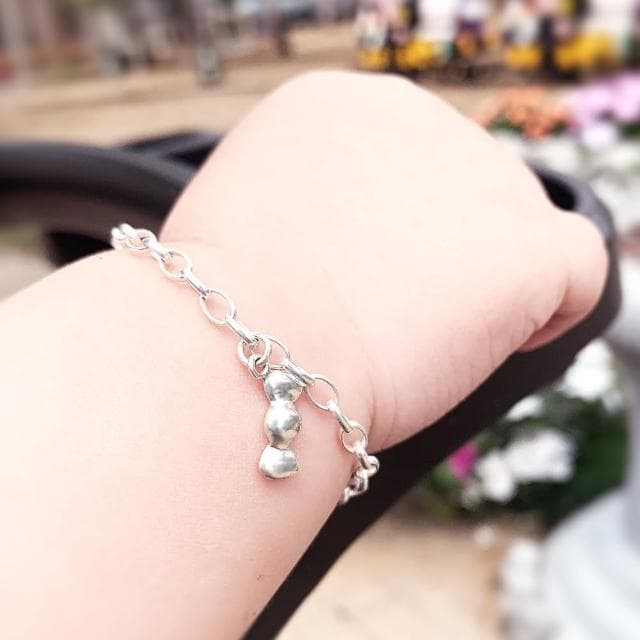 【ART64】純銀彌月禮盒組 寶寶手鍊 新生兒/滿月禮物推薦 蝴蝶結糖果 兒童銀飾