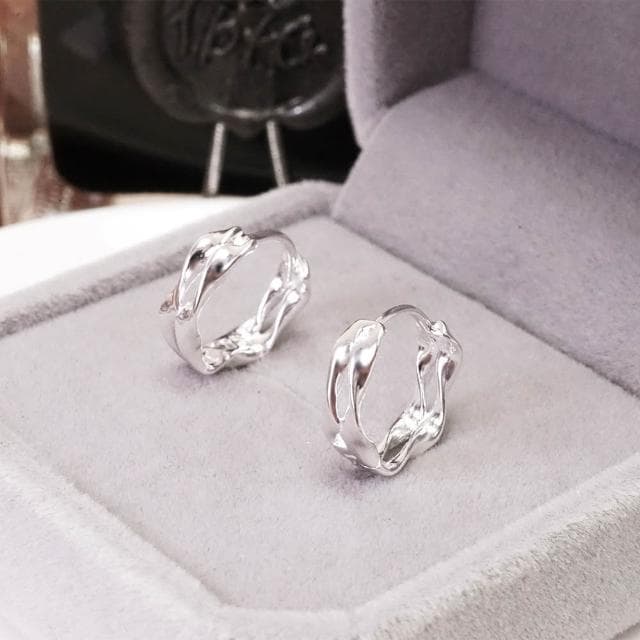 【ART64】純銀 飛揚彩帶 易扣耳環 925純銀耳環 女生耳環 情人節禮物 母親節禮物