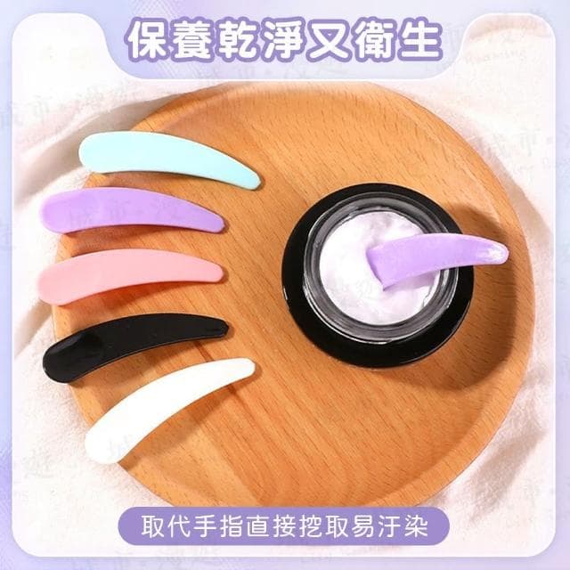 【City Roaming 城市漫遊】面霜挖勺 月牙勺 保養品挖勺 分裝工具 月眉型挖棒 乳霜挖勺 面膜勺 分裝勺 眼霜勺 刮棒