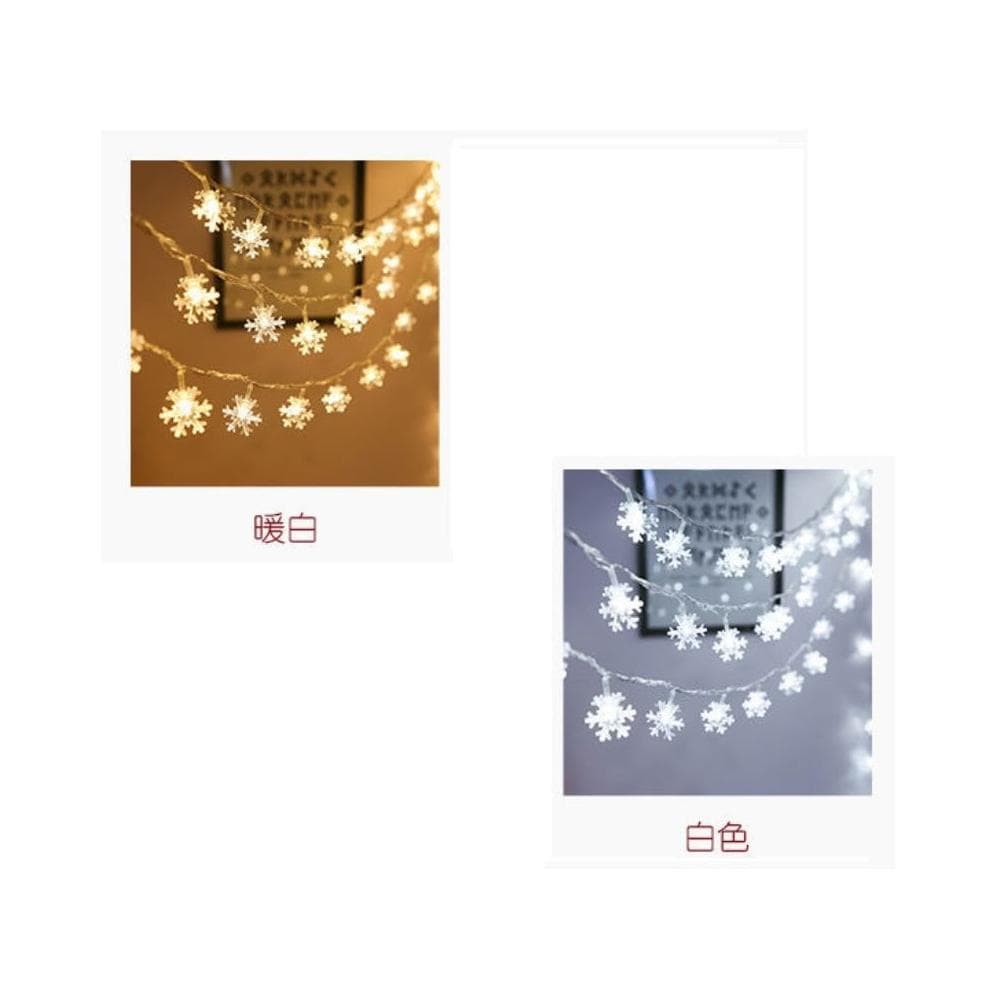 雪花燈 燈串 10米 6米 聖誕燈 燈串 聖誕樹 交換禮物 聖誕樹燈 雪花燈串 下雪燈 聖誕裝飾 冰條燈