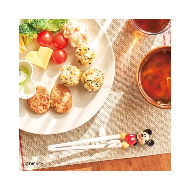 【EDISON 愛迪生】兒童3D學習筷-米奇/米妮/維尼 左右手學習餐具/兒童筷子(寶寶共和國)