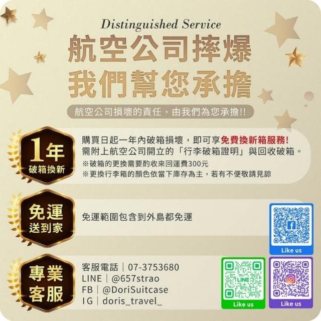 【DoriSuitcase】朵莉絲Doris行李箱 極o能裝行李箱24吋 (行李箱胖胖箱)