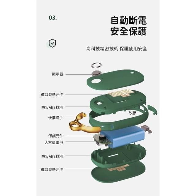 【SOLAC】充電式暖暖包 SJL-C02 (暖手寶 暖暖蛋 電暖器 聖誕節交換禮物 恆溫 保暖抗寒__Kimi極美職人推薦)