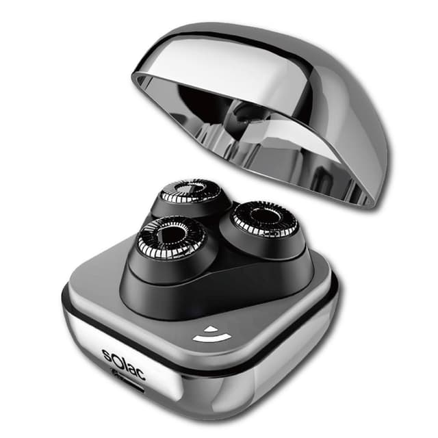 【SOLAC】MINI RAZOR 迷你電動刮鬍刀 SGT-402 (便攜刮鬍刀 長效續航 全機水洗__Kimi極美職人推薦)