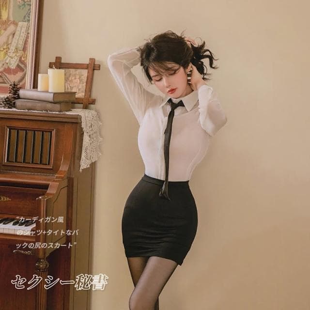 N.n 性感睡衣｜性感秘書套裝(秘書 OL 角色扮演情趣角色服 情趣衣服)