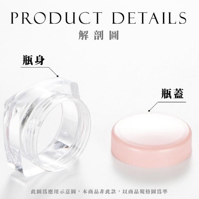 【蕉蕉購物】面霜分裝盒化妝品 試用小樣 分裝瓶 隨身瓶 旅行組 保養品分裝 軟膏 出國旅行便攜