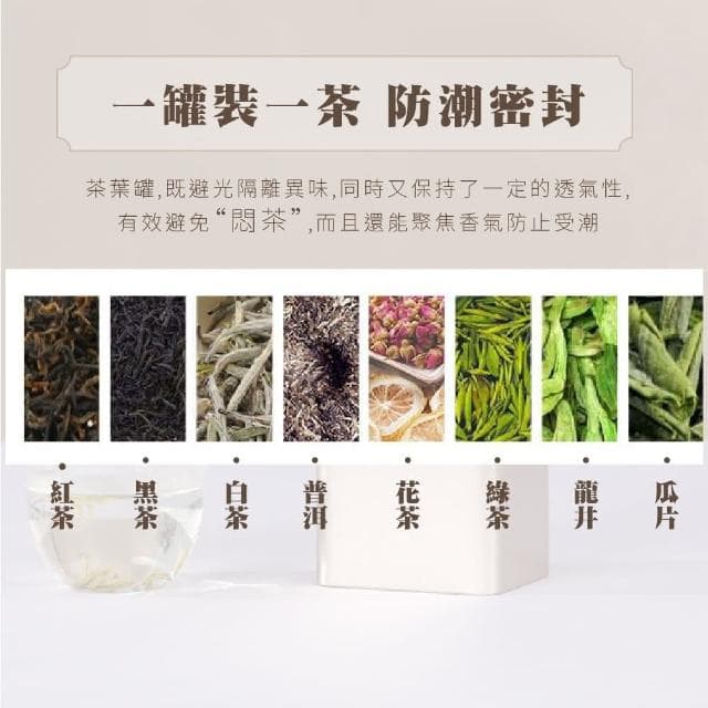 【蕉蕉購物】質感簡約便攜馬口鐵茶葉罐密封罐 儲物罐 儲茶罐 收納罐 鐵罐 飾品 糖果 茶道 禮物